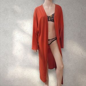 Saffron Open Front Robe